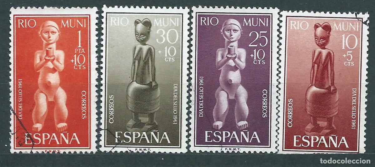 Timbres: Rio Muni Correo 1961 Edifil 25/8 usado