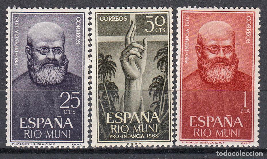 Timbres: Rio Muni Correo 1963 Edifil 37/9 usado