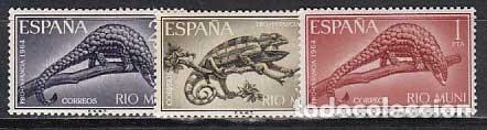 Timbres: Rio Muni Correo 1964 Edifil 45/7 ** Mnh
