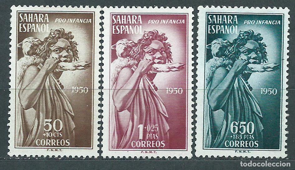 Timbres: Sahara Correo 1950 Edifil 83/85 * Mh