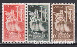 Timbres: Sahara Correo 1953 Edifil 101/3 ** Mnh