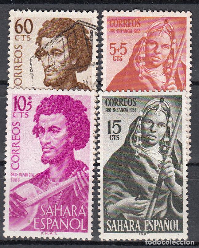 Timbres: Sahara Correo 1953 Edifil 104/7 usado