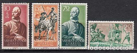 Timbres: Sahara Correo 1958 Edifil 149/52 ** Mnh