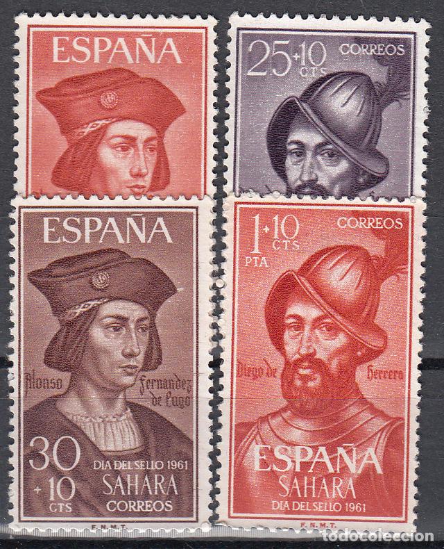 Timbres: Sahara Correo 1961 Edifil 197/200 usado