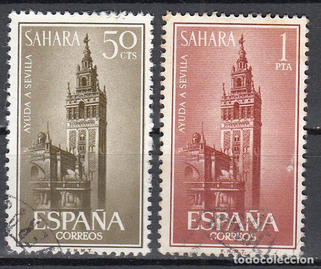 Timbres: Sahara Correo 1963 Edifil 215/6 usado
