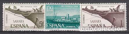 Timbres: Sahara Correo 1966 Edifil 249/51 ** Mnh