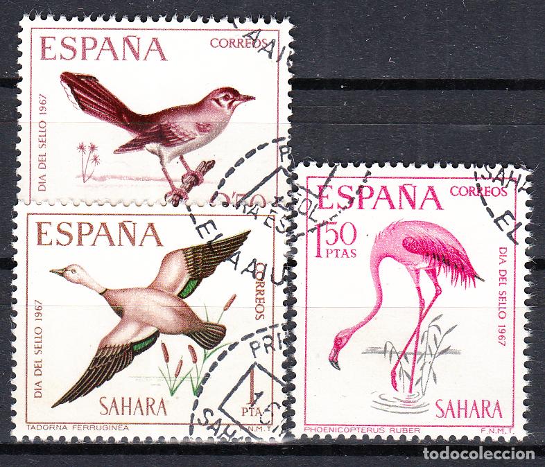 Timbres: Sahara Correo 1967 Edifil 262/64 usado
