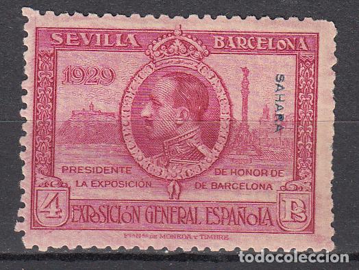 Briefmarken: Sahara Sueltos 1929 Edifil 34 * Mh