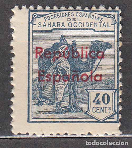 Briefmarken: Sahara Sueltos 1932 Edifil 42B ** Mnh