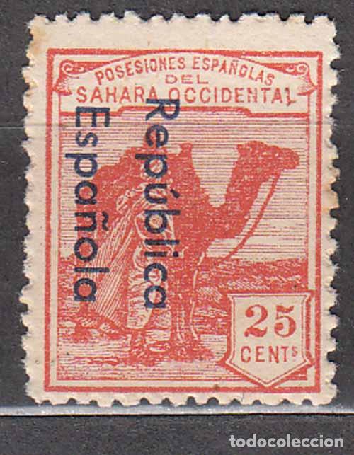 Briefmarken: Sahara Sueltos 1932 Edifil 40A ** Mnh