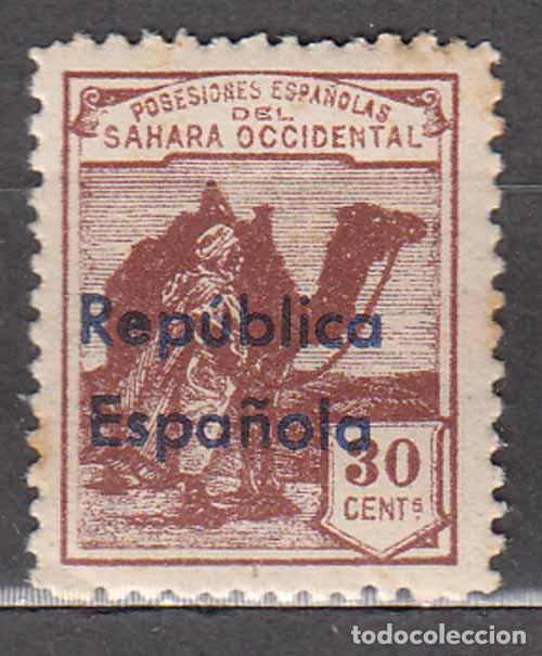 Briefmarken: Sahara Sueltos 1932 Edifil 41B ** Mnh