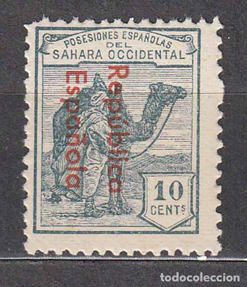 Briefmarken: Sahara Sueltos 1932 Edifil 37A ** Mnh