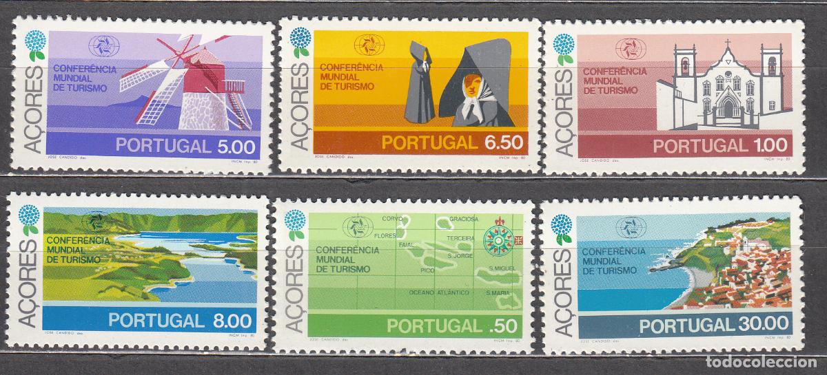 Sellos: Azores - Correo Yvert 325/30 ** Mnh Turismo