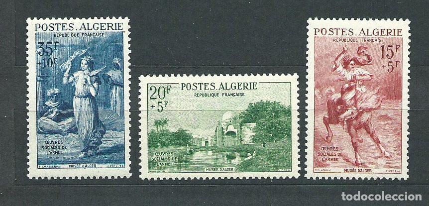 Timbres: Argelia - Correo Yvert 346/8 * Mh Pinturas