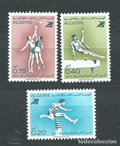 Timbres: Argelia - Correo Yvert 532/4 ** Mnh Deportes
