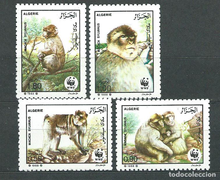 Timbres: Argelia - Correo Yvert 928/31 ** Mnh Fauna