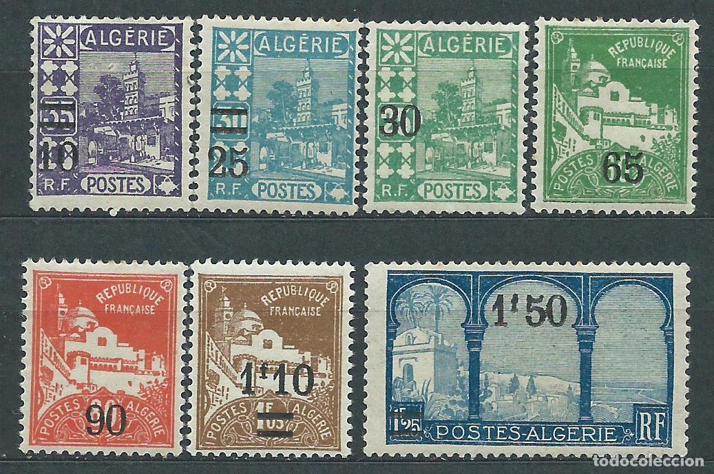 Timbres: Argelia - Correo Yvert 71/77 * Mh