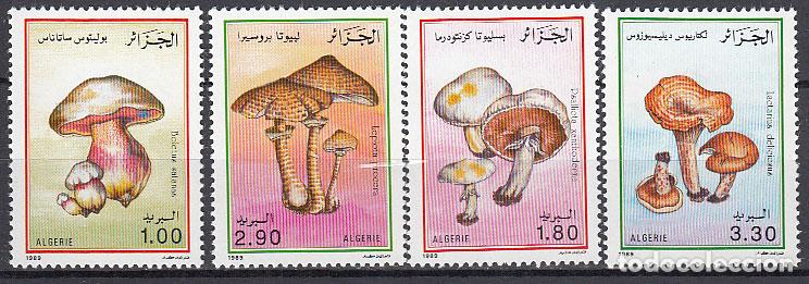 Timbres: Argelia - Correo Yvert 966/9 ** Mnh Setas