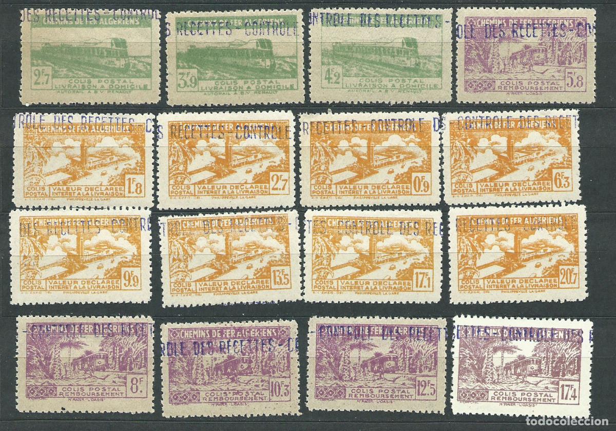 Timbres: Argelia Paquetes Postales Yvert 111/26 ** Mnh