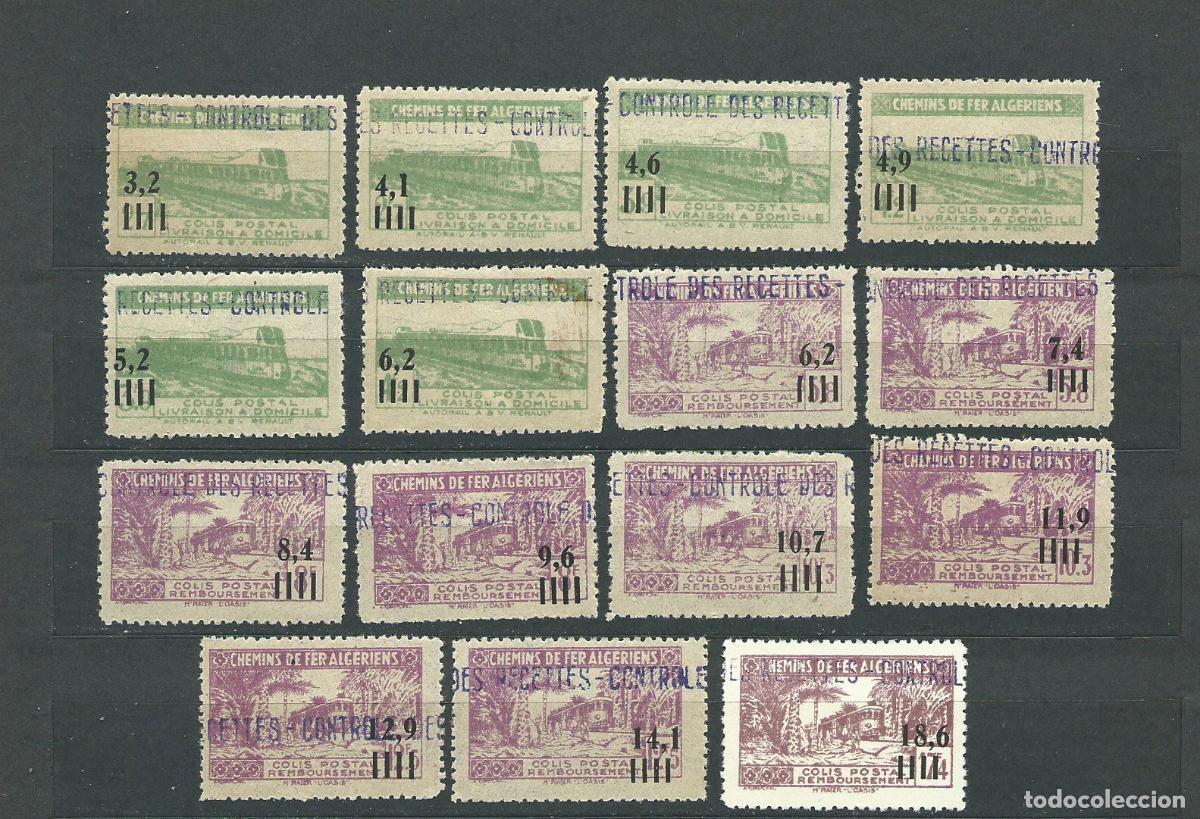 Timbres: Argelia Paquetes Postales Yvert 130/44 ** Mnh