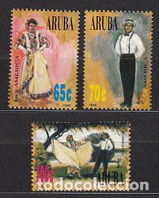 Timbres: Aruba - Correo Yvert 177/9 ** Mnh Upaep