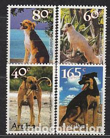 Timbres: Aruba - Correo Yvert 236/9 ** Mnh Fauna.Perros