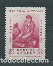 Timbres: Argentina - Correo 1968 Yvert 832 ** Mnh Pintura