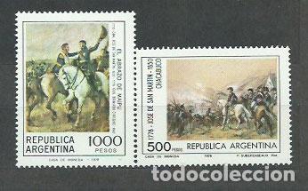 Timbres: Argentina - Correo 1978 Yvert 1158/9 ** Mnh Pinturas