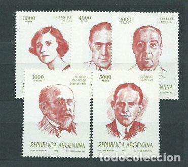 Timbres: Argentina - Correo 1983 Yvert 1340/4 ** Mnh Personajes