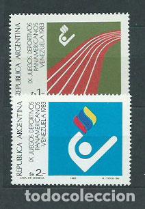 Selos: Argentina - Correo 1983 Yvert 1378/9 ** Mnh Deportes