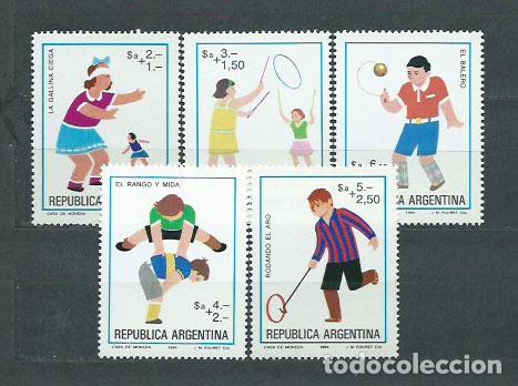 Selos: Argentina - Correo 1984 Yvert 1417/21 ** Mnh