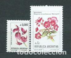Selos: Argentina - Correo 1985 Yvert 1479/80 ** Mnh Flores