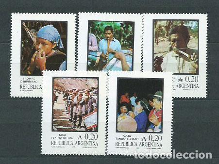 Selos: Argentina - Correo 1985 Yvert 1490/4 ** Mnh Pinturas