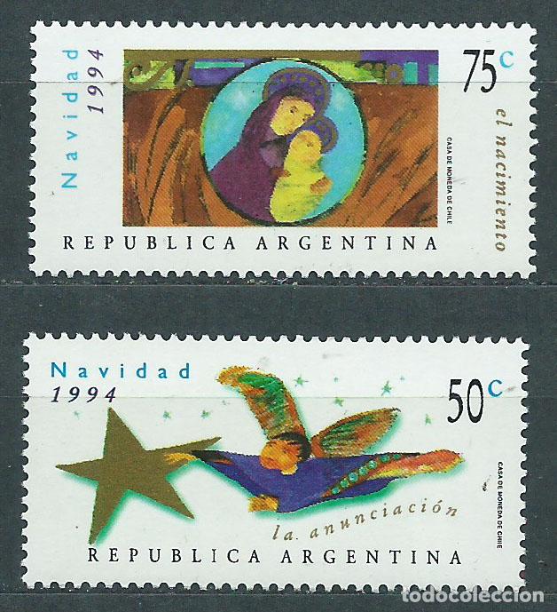 Selos: Argentina - Correo 1994 Yvert 1861/62 ** Mnh Navidad