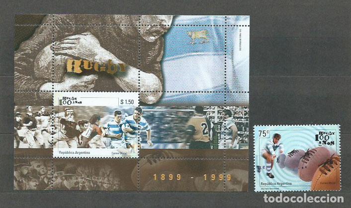Selos: Argentina - Correo 1999 Yvert 2082+H.64 ** Mnh Deportes