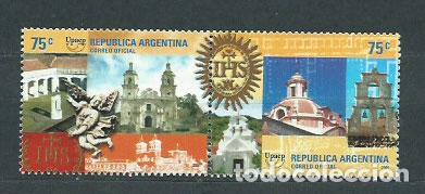 Selos: Argentina - Correo 2001 Yvert 2260/1 ** Mnh Upaep