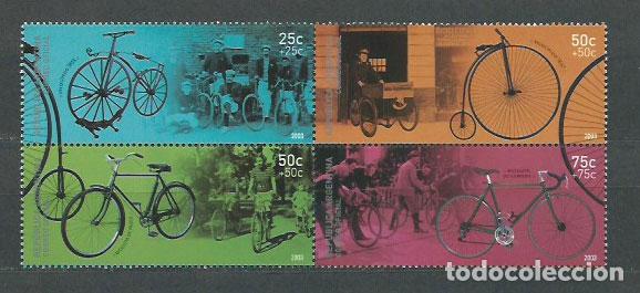 Selos: Argentina - Correo 2003 Yvert 2411/4 ** Mnh Bicicletas