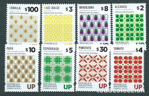 Selos: Argentina Correo 2016 Yvert 3139/46 ** Mnh Nuevas Definitivas 8 valores