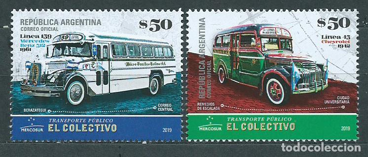 Selos: Argentina Correo 2019 Yvert 3216/17 ** Mnh Mercosur Omnibus