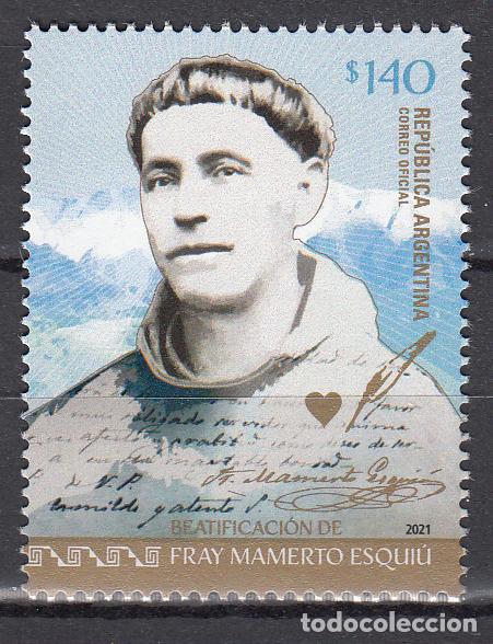 Selos: Argentina Correo 2021 Yvert 3261 ** Mnh Canonizaci&oacute;n Fray Mamerio Esquini