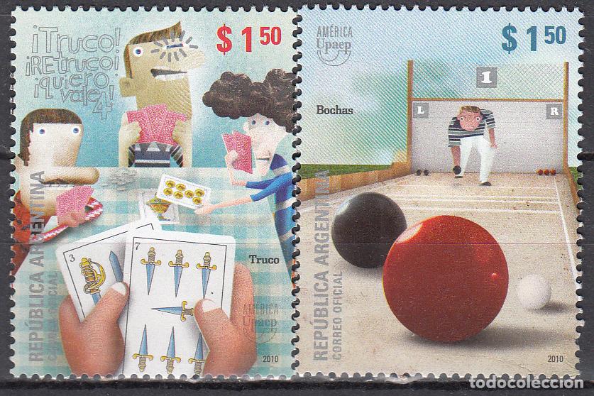 Selos: Argentina Correo 2010 Yvert 2873/74 ** Mnh Upaep
