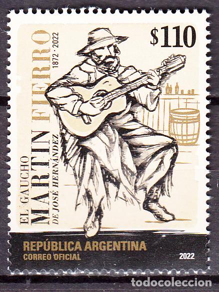 Selos: Argentina Correo 2022 Yvert 3277 ** Mnh Martin Fierro