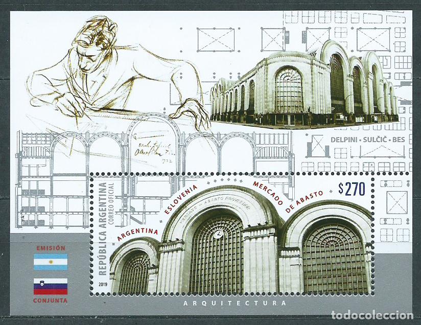 Timbres: Argentina Hojas 2019 Yvert 168 ** Mnh Emisi&oacute;n Conjunta con Eslovenia