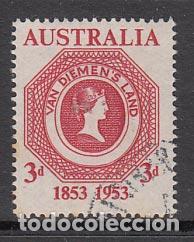 Timbres: Australia - Correo 1953 Yvert 206 usado