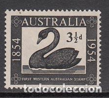 Timbres: Australia - Correo 1954 Yvert 212 ** Mnh Fauna. Ave
