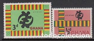 Briefmarken: Ghana - Correo 1961 Yvert 88/9 ** Mnh