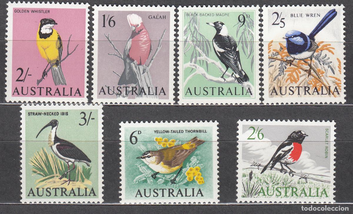 Briefmarken: Australia Correo 1963 Yvert 291/4+296/98 ** Mnh Completo Fauna