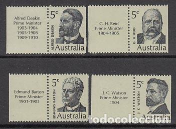 Briefmarken: Australia - Correo 1969 Yvert 397/400 ** Mnh Personajes