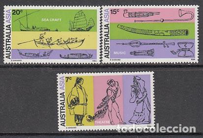 Briefmarken: Australia - Correo 1971 Yvert 430/2 * Mh Barcos
