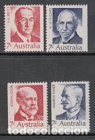 Selos: Australia - Correo 1972 Yvert 457/60 ** Mnh Personajes